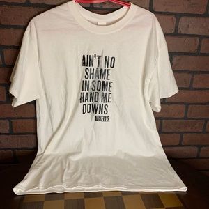 Men’s size large Arkells band tee